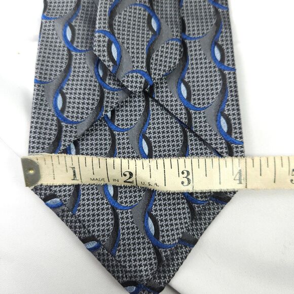 2 Jos A Bank Signature Collection Geometric Silk Tie Made In USA & Italy - Picture 8 of 10